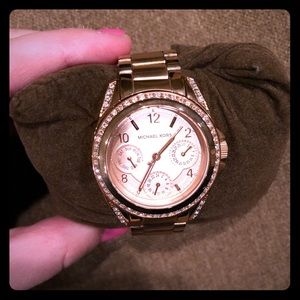 Michael Kors rose gold watch